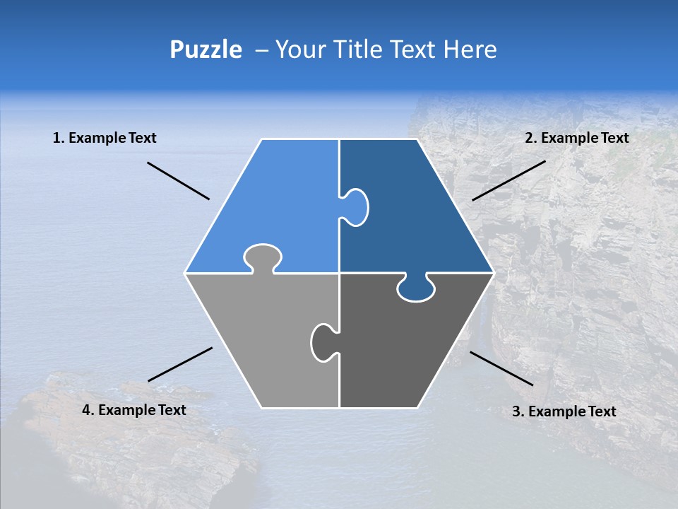 Nature Sea Landscape PowerPoint Template