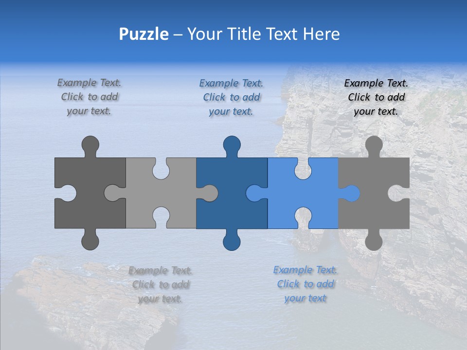 Nature Sea Landscape PowerPoint Template