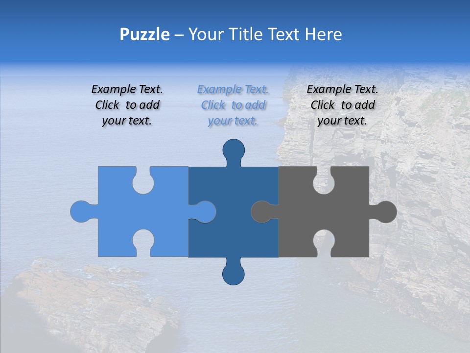 Nature Sea Landscape PowerPoint Template