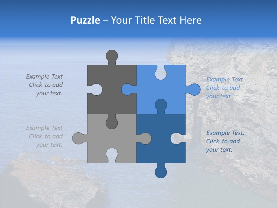 Nature Sea Landscape PowerPoint Template