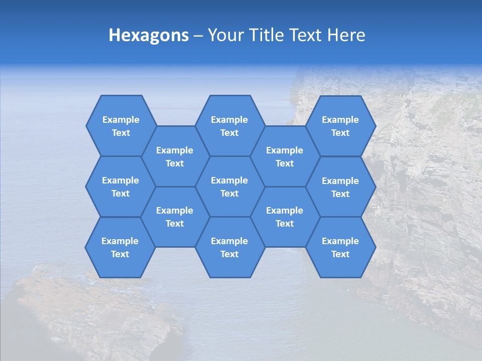 Nature Sea Landscape PowerPoint Template