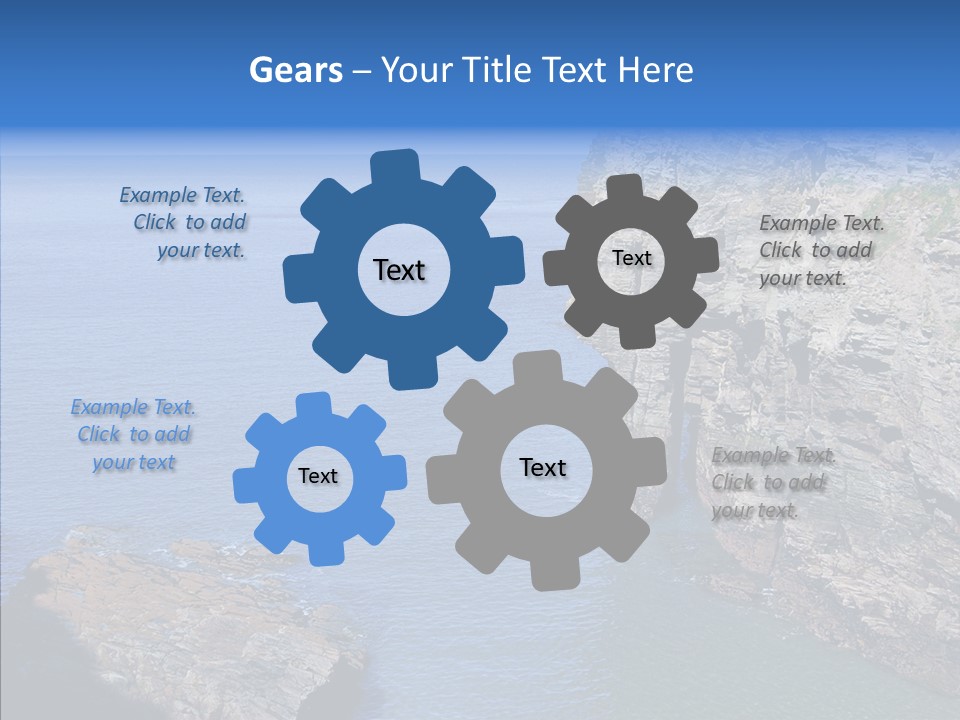 Nature Sea Landscape PowerPoint Template
