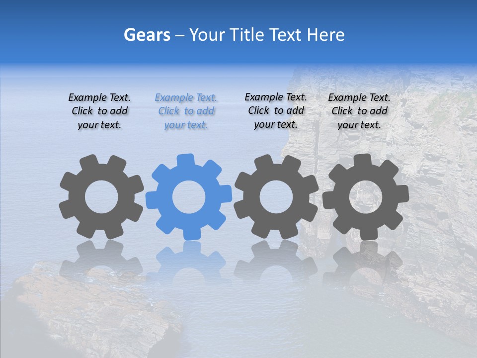 Nature Sea Landscape PowerPoint Template