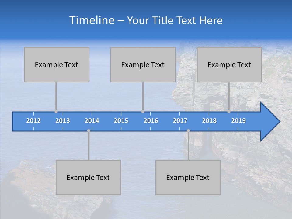 Nature Sea Landscape PowerPoint Template