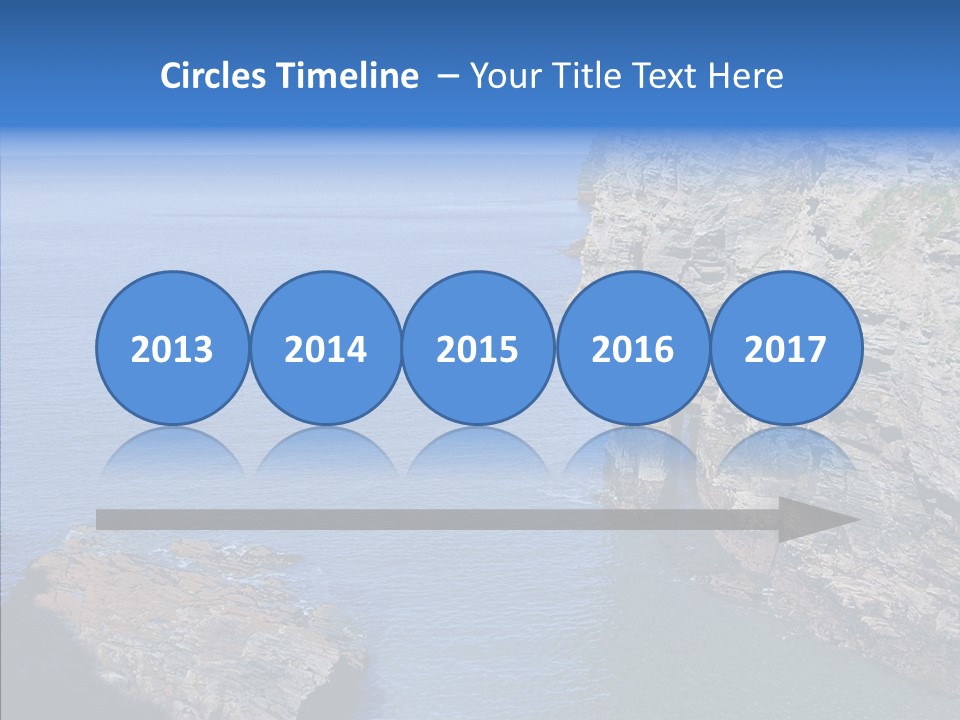Nature Sea Landscape PowerPoint Template