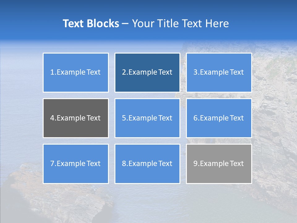 Nature Sea Landscape PowerPoint Template