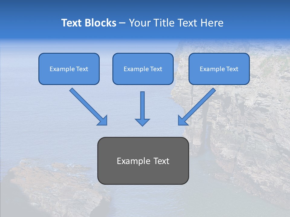 Nature Sea Landscape PowerPoint Template