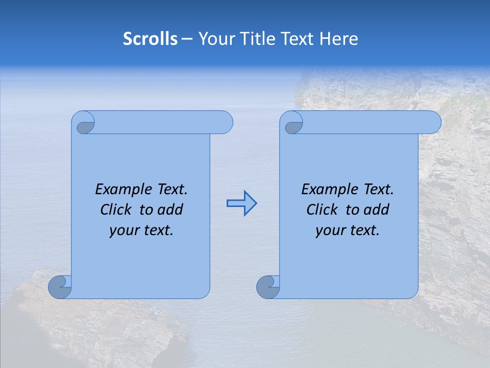 Nature Sea Landscape PowerPoint Template