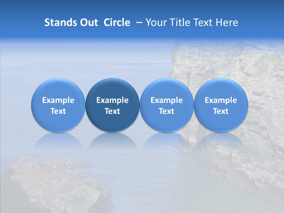 Nature Sea Landscape PowerPoint Template