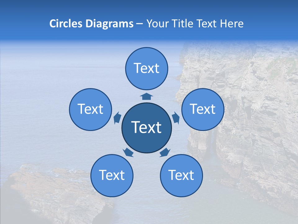 Nature Sea Landscape PowerPoint Template