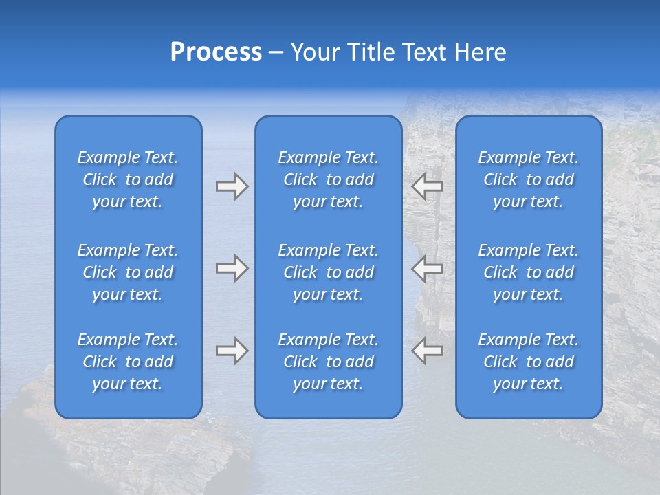 Nature Sea Landscape PowerPoint Template