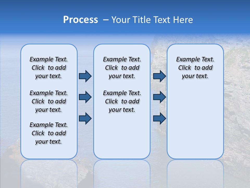Nature Sea Landscape PowerPoint Template