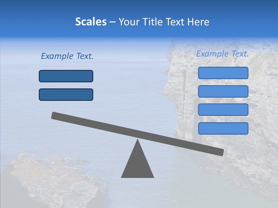 Nature Sea Landscape PowerPoint Template