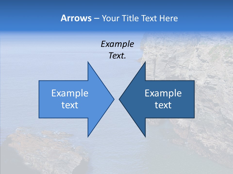 Nature Sea Landscape PowerPoint Template