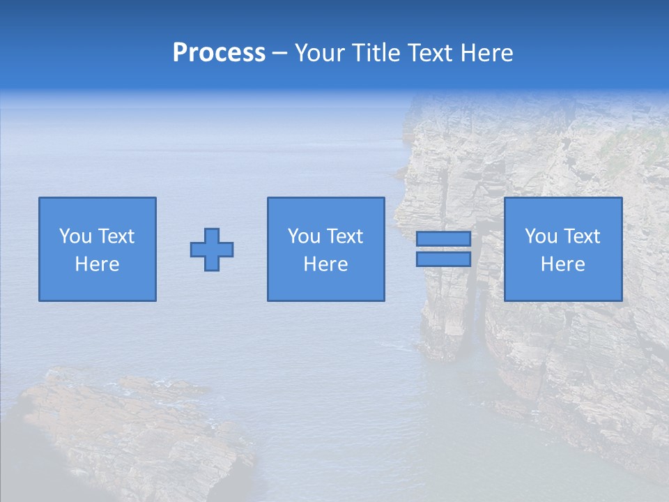Nature Sea Landscape PowerPoint Template