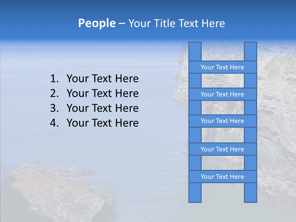 Nature Sea Landscape PowerPoint Template