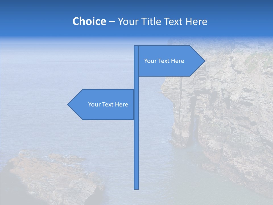 Nature Sea Landscape PowerPoint Template