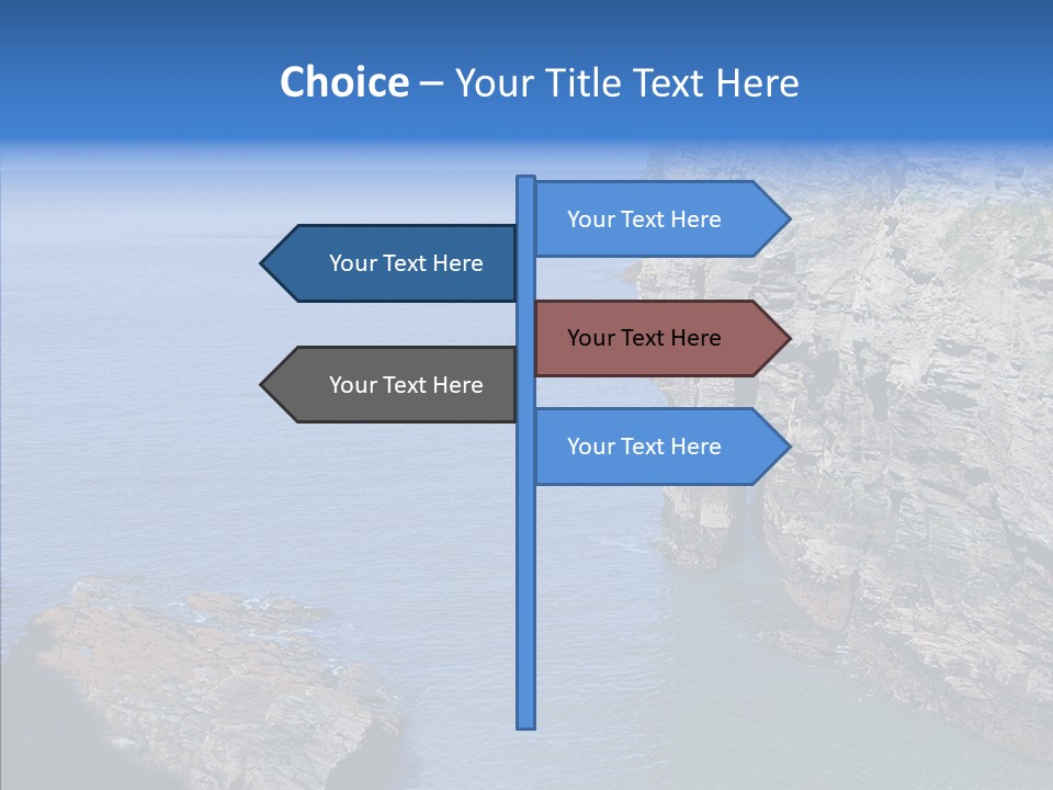 Nature Sea Landscape PowerPoint Template