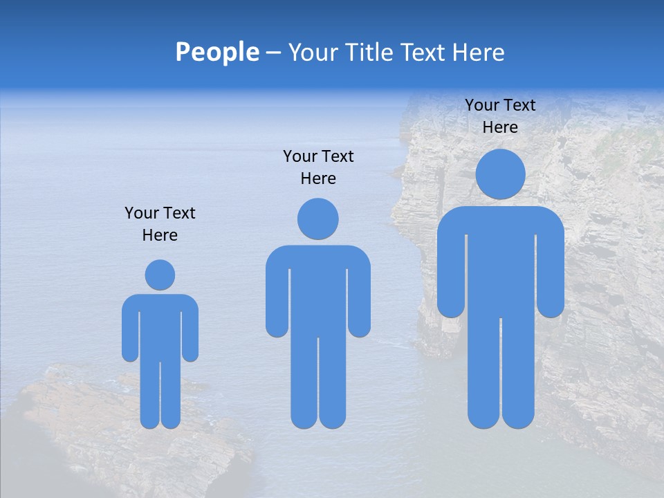 Nature Sea Landscape PowerPoint Template