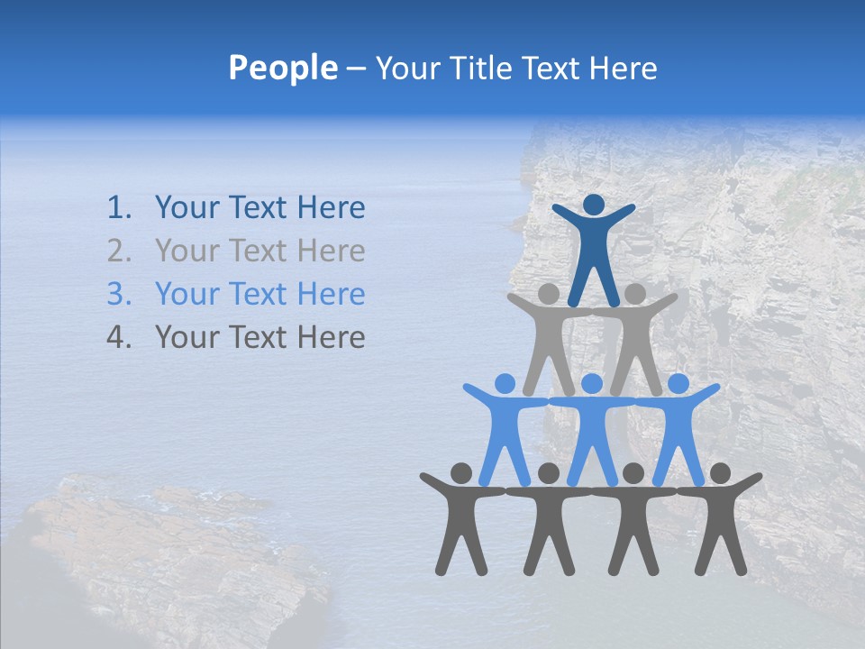 Nature Sea Landscape PowerPoint Template