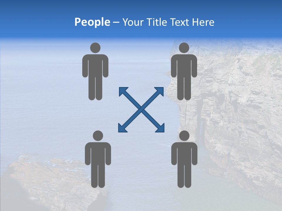 Nature Sea Landscape PowerPoint Template