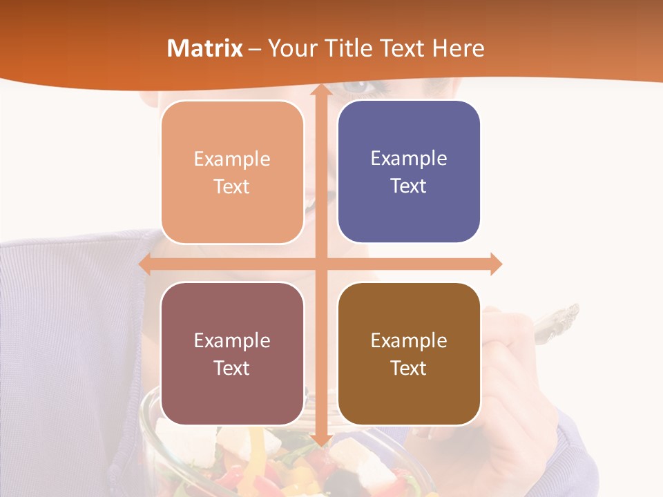 Cut Out Cheerful Olive PowerPoint Template