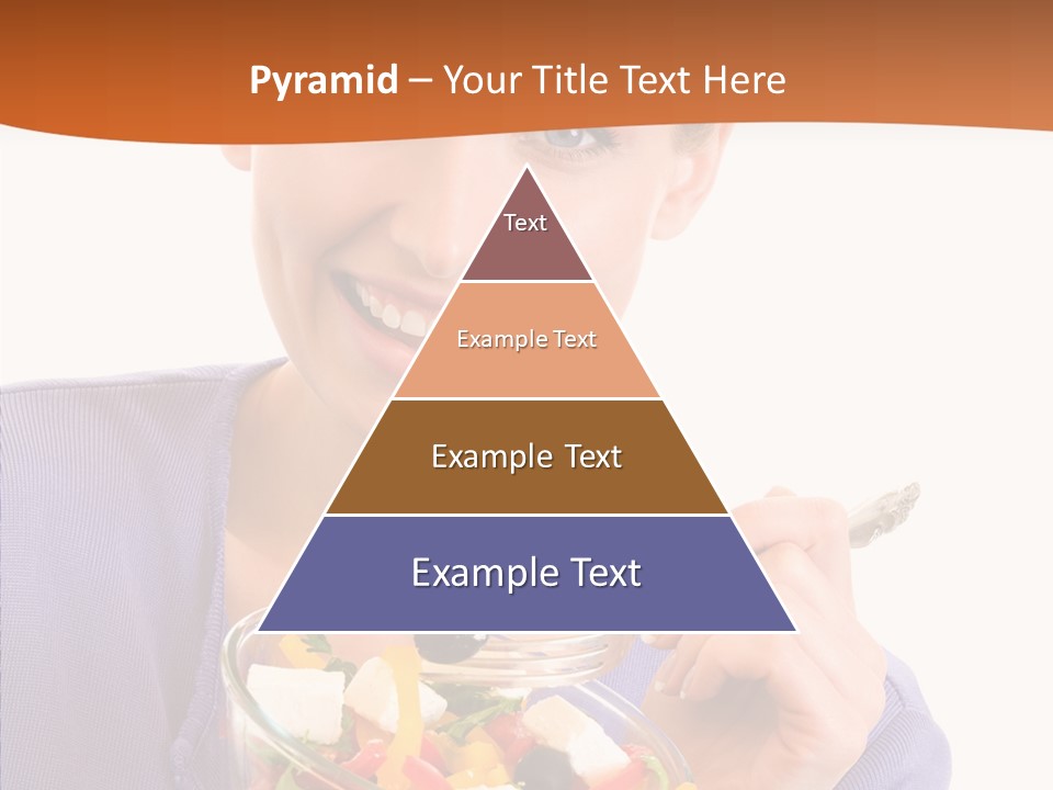 Cut Out Cheerful Olive PowerPoint Template