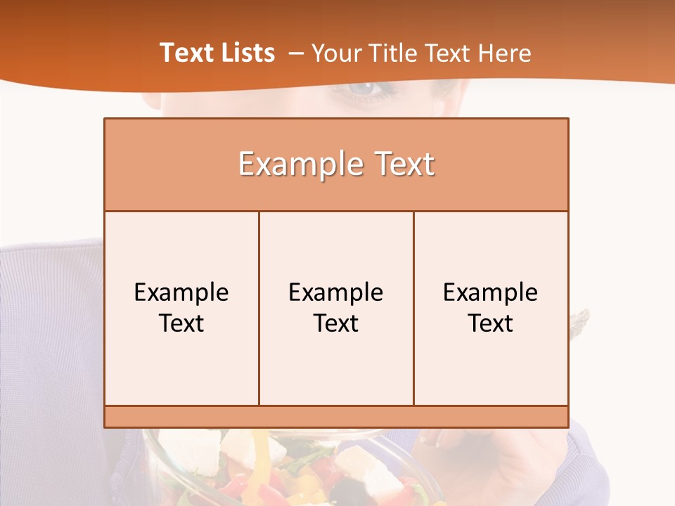 Cut Out Cheerful Olive PowerPoint Template