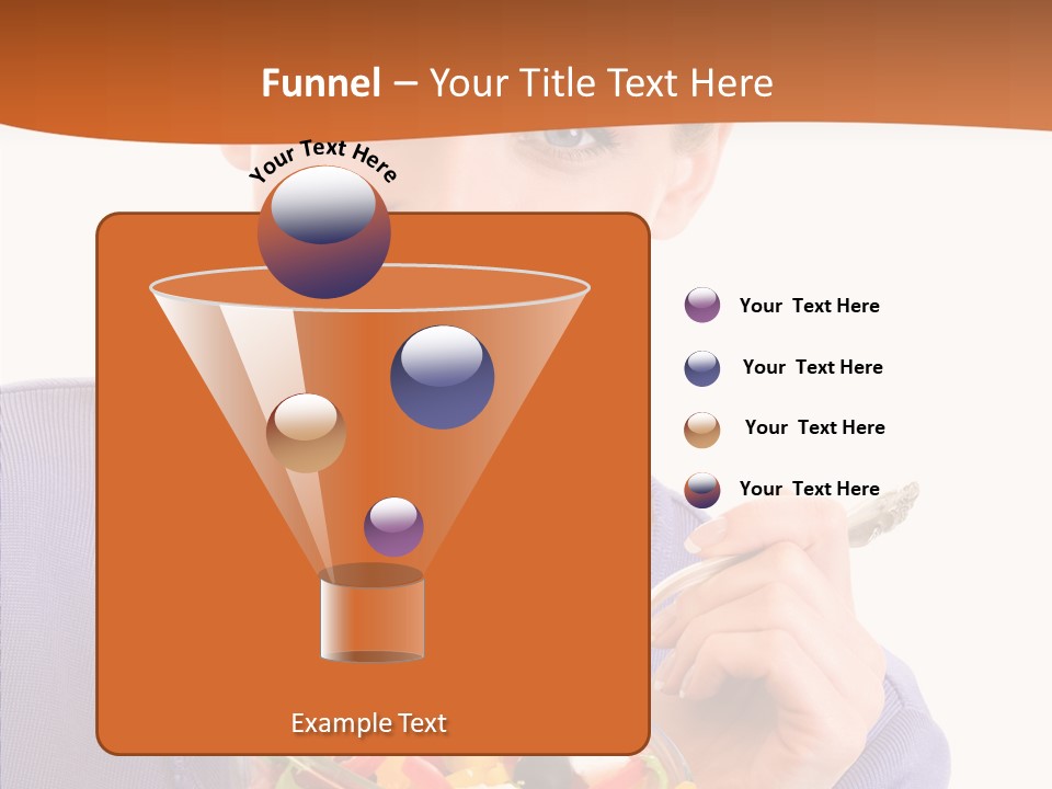 Cut Out Cheerful Olive PowerPoint Template