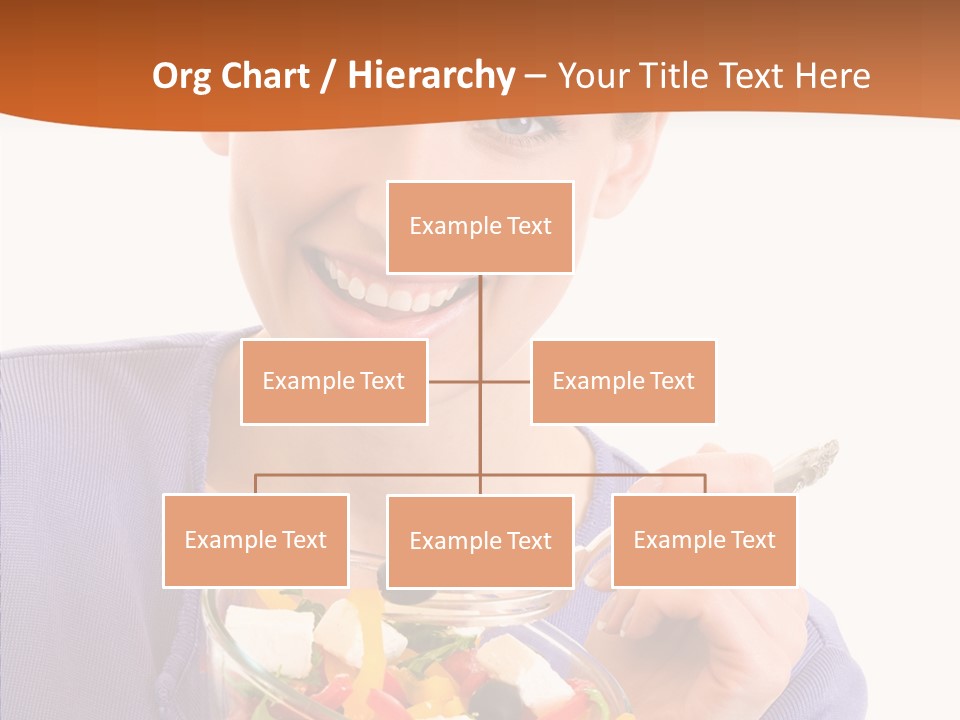 Cut Out Cheerful Olive PowerPoint Template