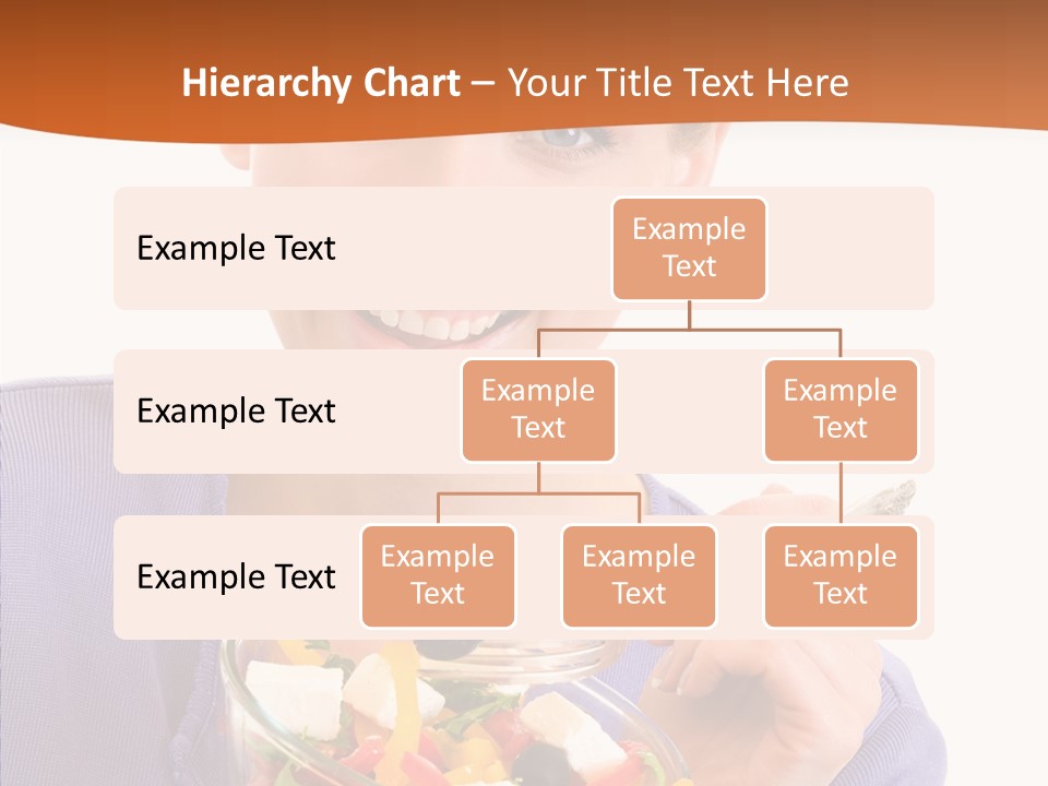 Cut Out Cheerful Olive PowerPoint Template