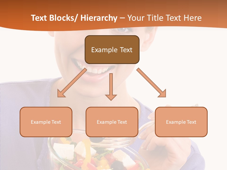 Cut Out Cheerful Olive PowerPoint Template
