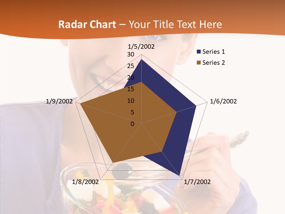 Cut Out Cheerful Olive PowerPoint Template