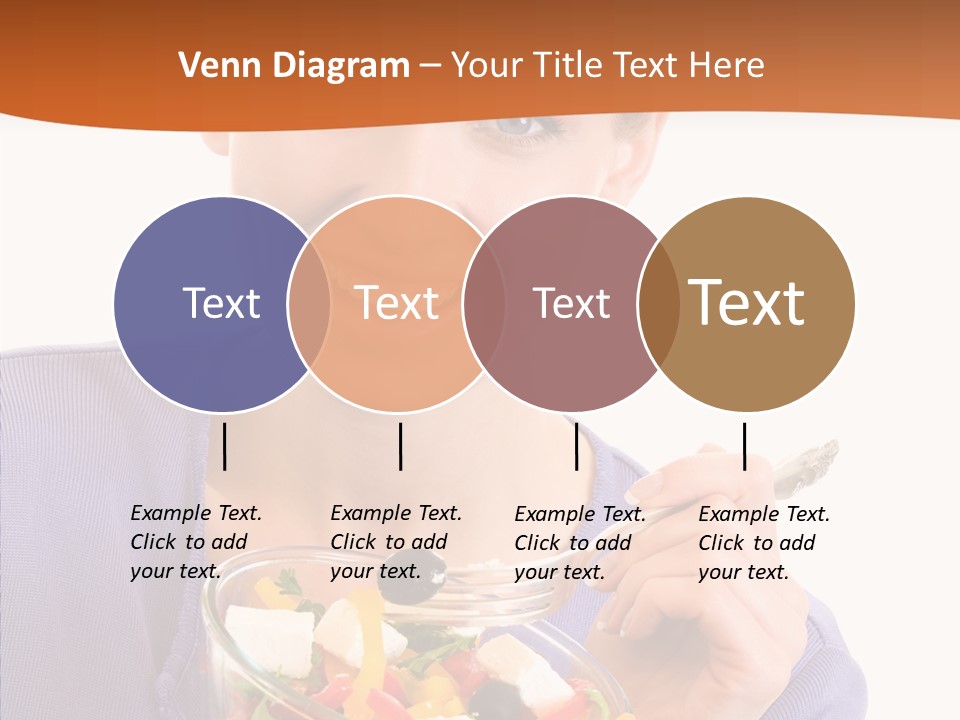 Cut Out Cheerful Olive PowerPoint Template