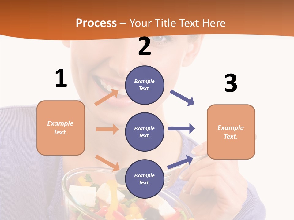 Cut Out Cheerful Olive PowerPoint Template