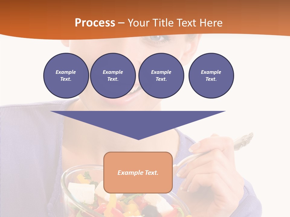 Cut Out Cheerful Olive PowerPoint Template