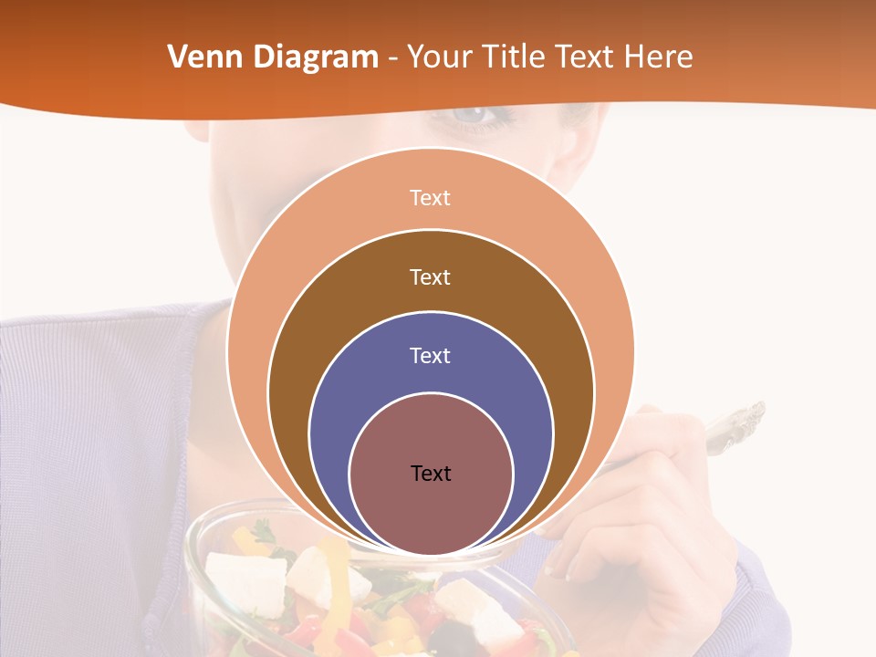 Cut Out Cheerful Olive PowerPoint Template