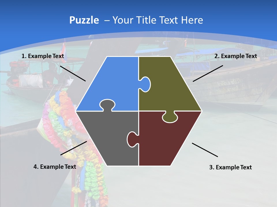 Chinese Transparent Phuket PowerPoint Template