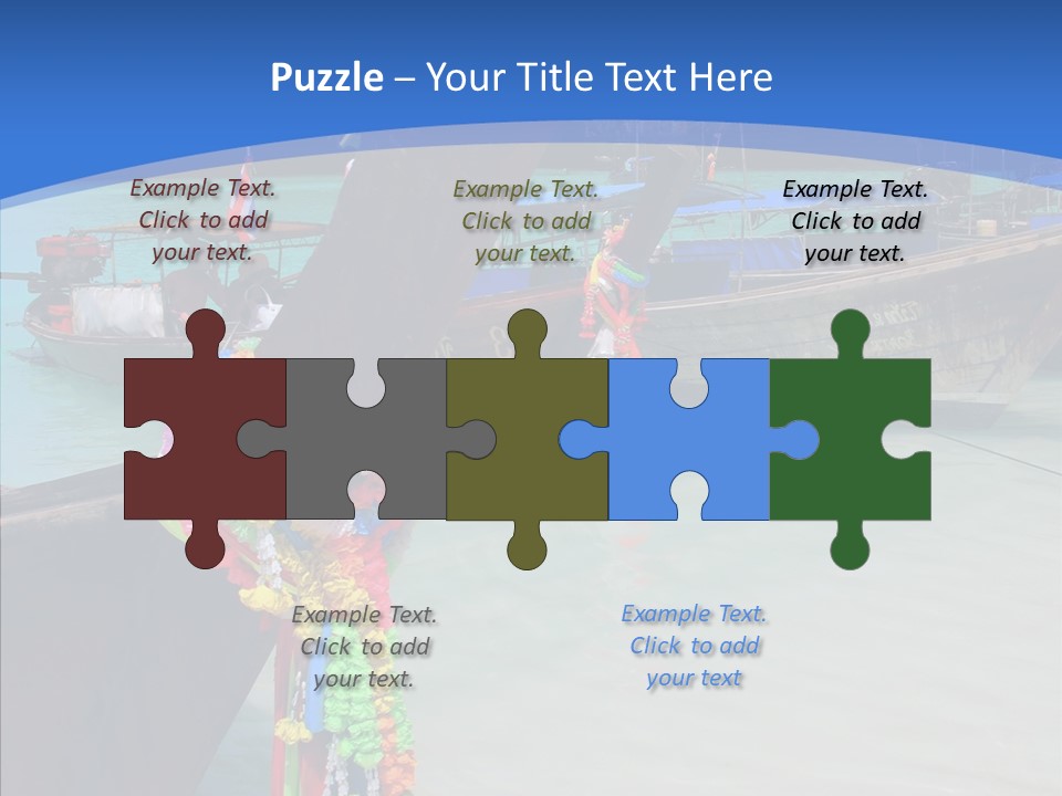 Chinese Transparent Phuket PowerPoint Template