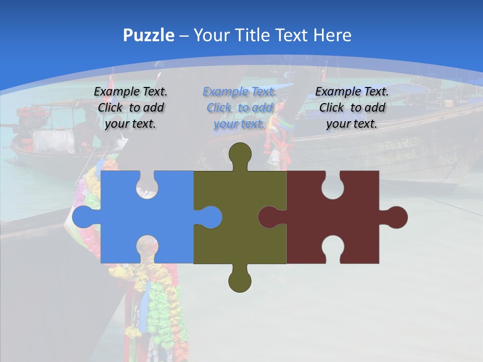 Chinese Transparent Phuket PowerPoint Template