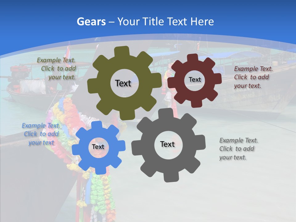 Chinese Transparent Phuket PowerPoint Template