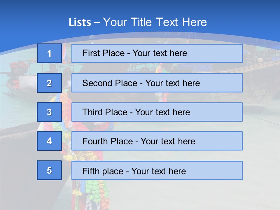 Chinese Transparent Phuket PowerPoint Template