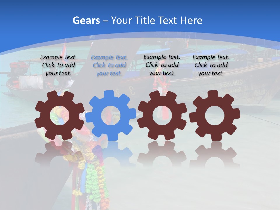 Chinese Transparent Phuket PowerPoint Template