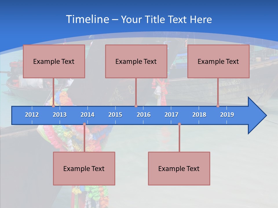 Chinese Transparent Phuket PowerPoint Template