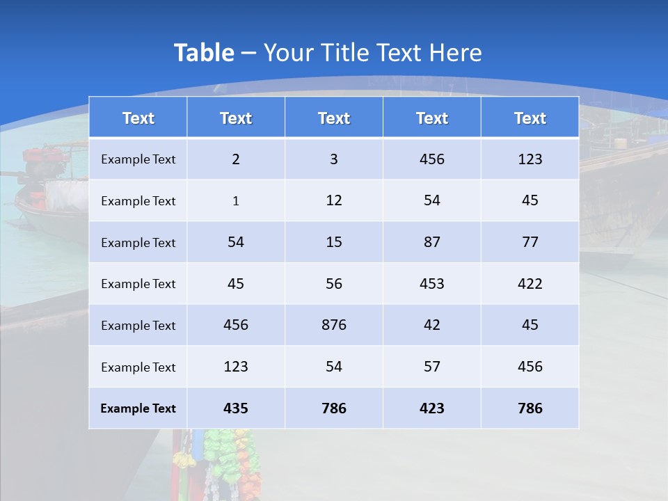 Chinese Transparent Phuket PowerPoint Template