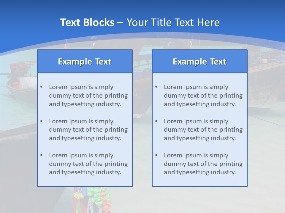 Chinese Transparent Phuket PowerPoint Template