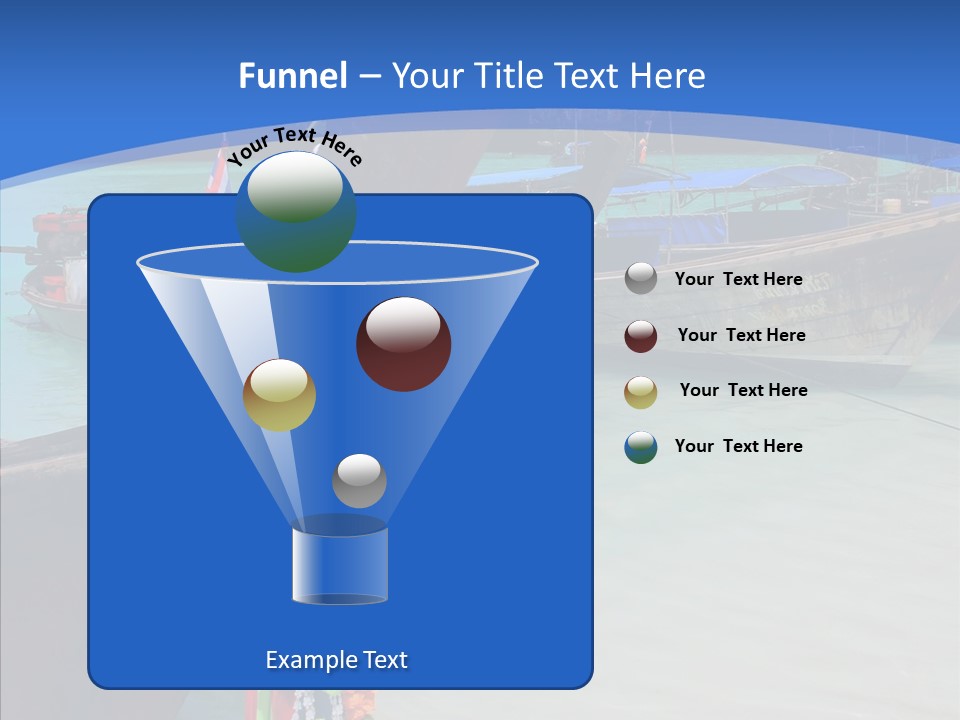 Chinese Transparent Phuket PowerPoint Template