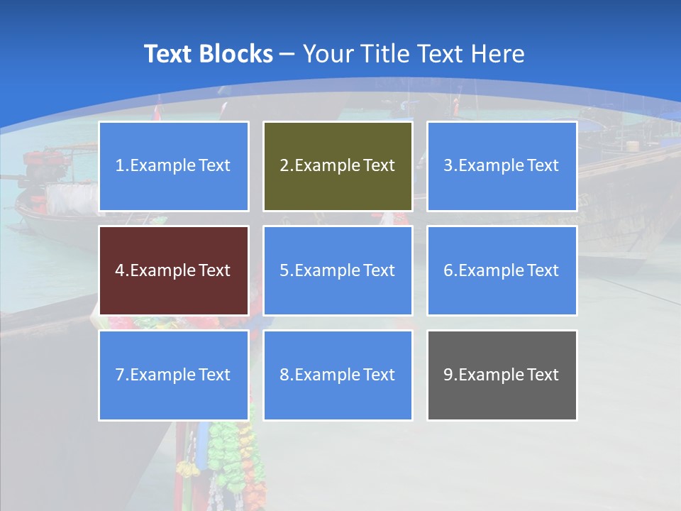 Chinese Transparent Phuket PowerPoint Template