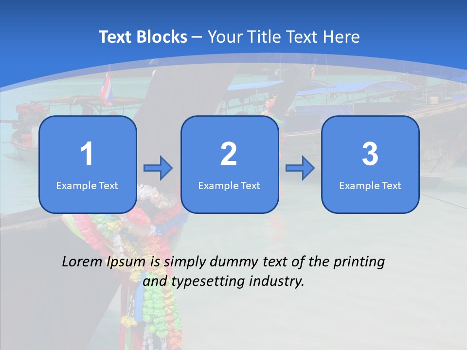 Chinese Transparent Phuket PowerPoint Template