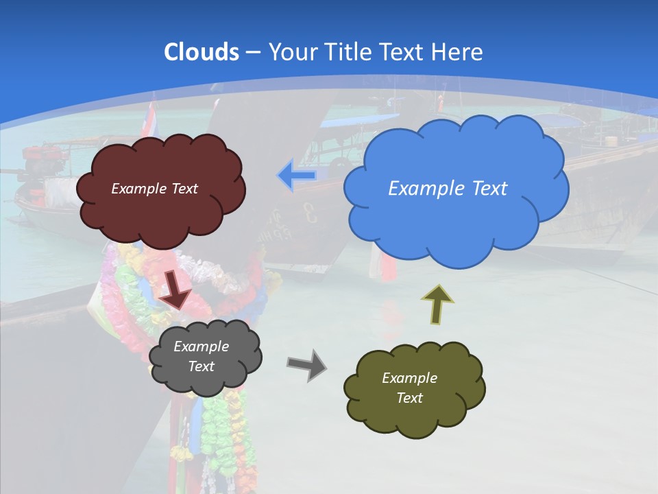 Chinese Transparent Phuket PowerPoint Template